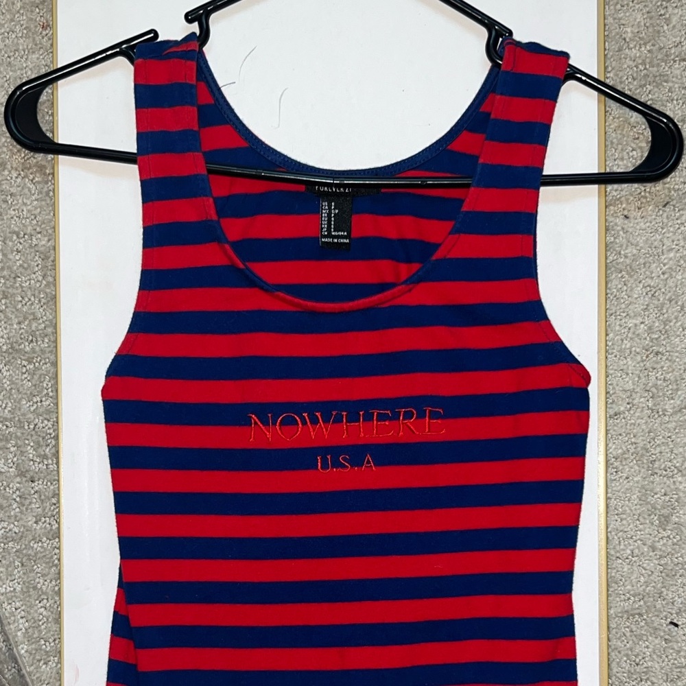 Forever 21 striped bodysuit